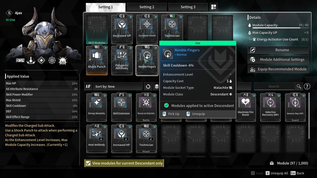 Best Modules for every character in The First Descendant