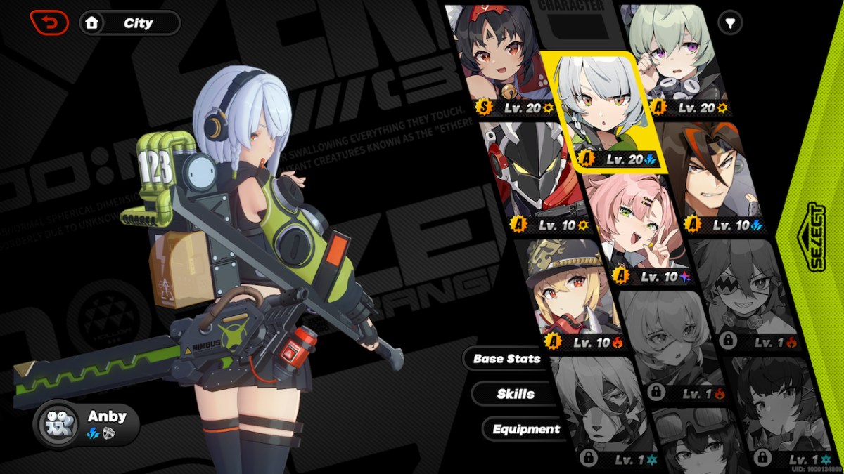 Zenless Zone Zero (ZZZ) Anby guide Best builds, WEngines, Drive Discs