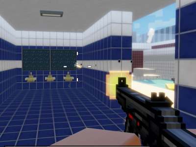 Bloxel Gun in-game screenshot.