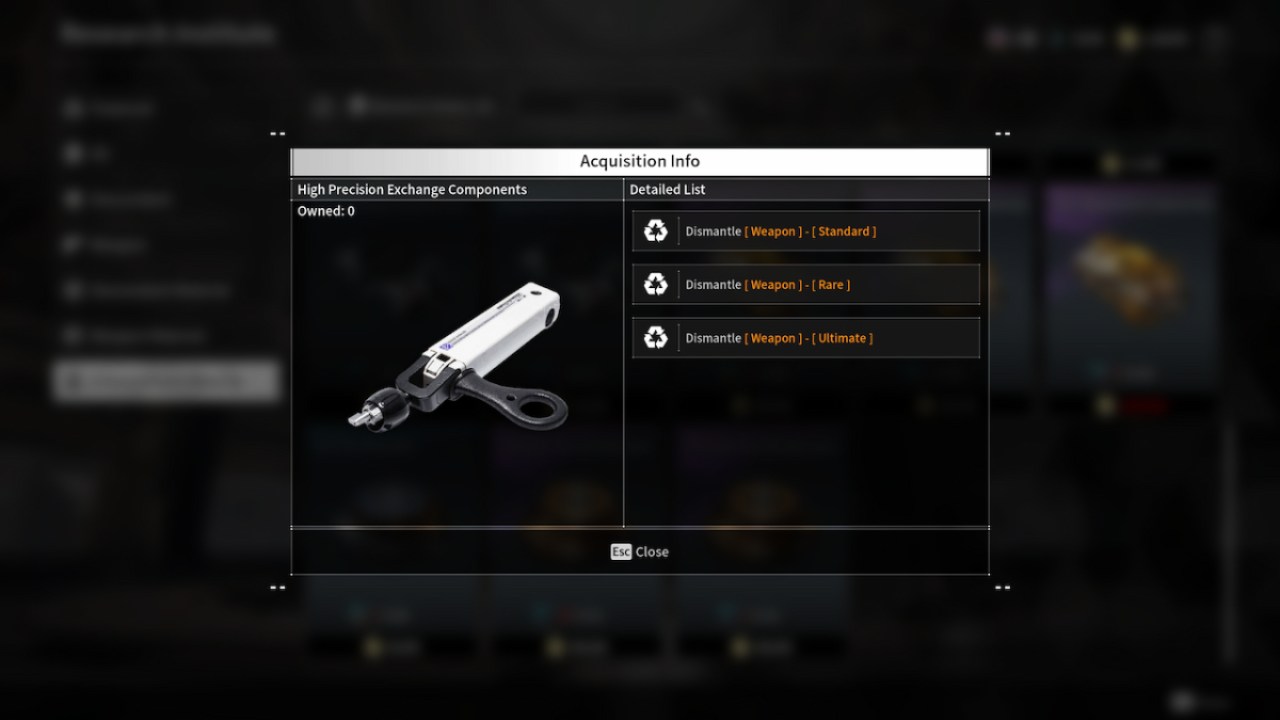 All research materials and how to get them fast in The First 